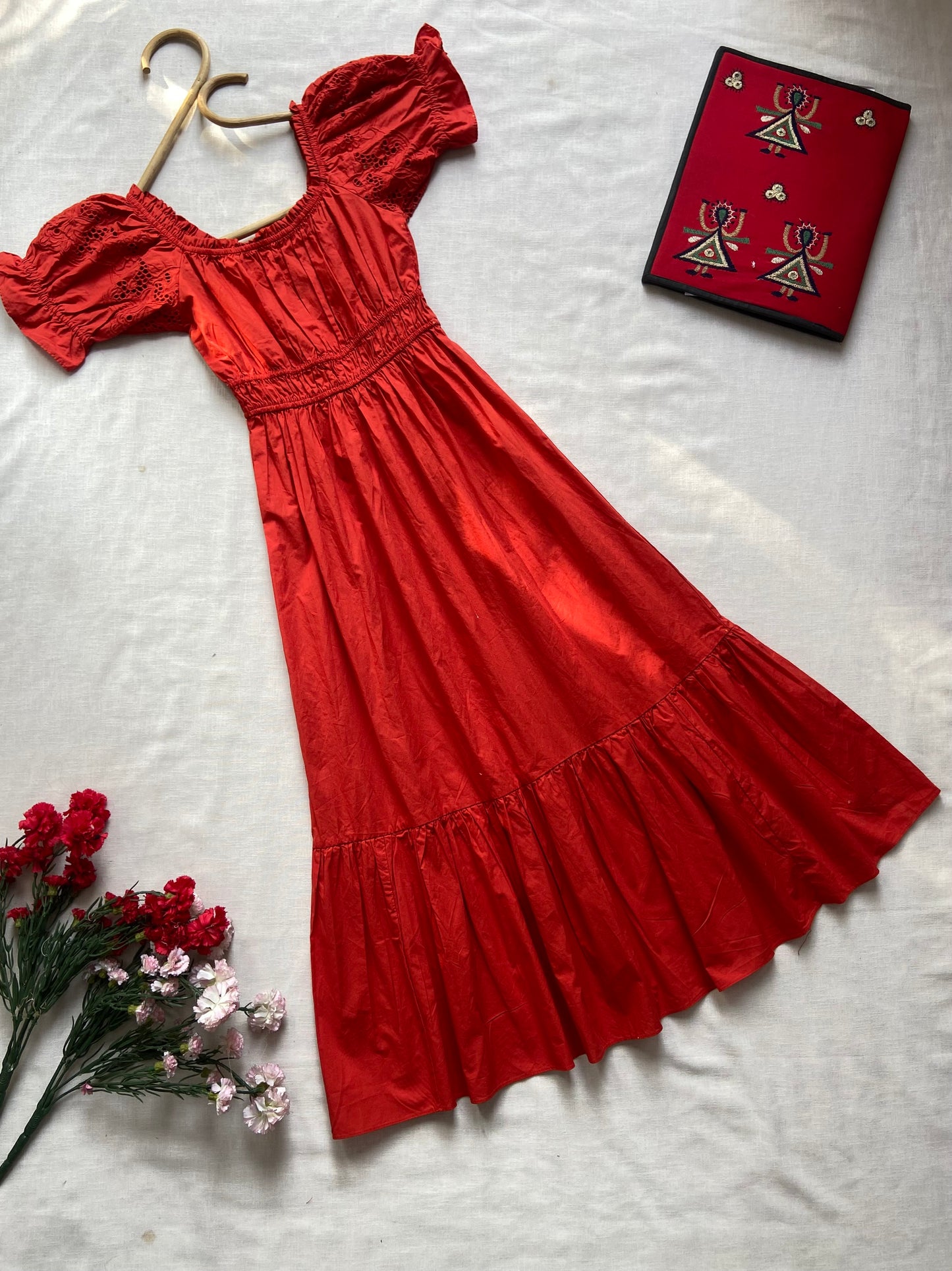 Ruby Echo Smocked Midi Dress