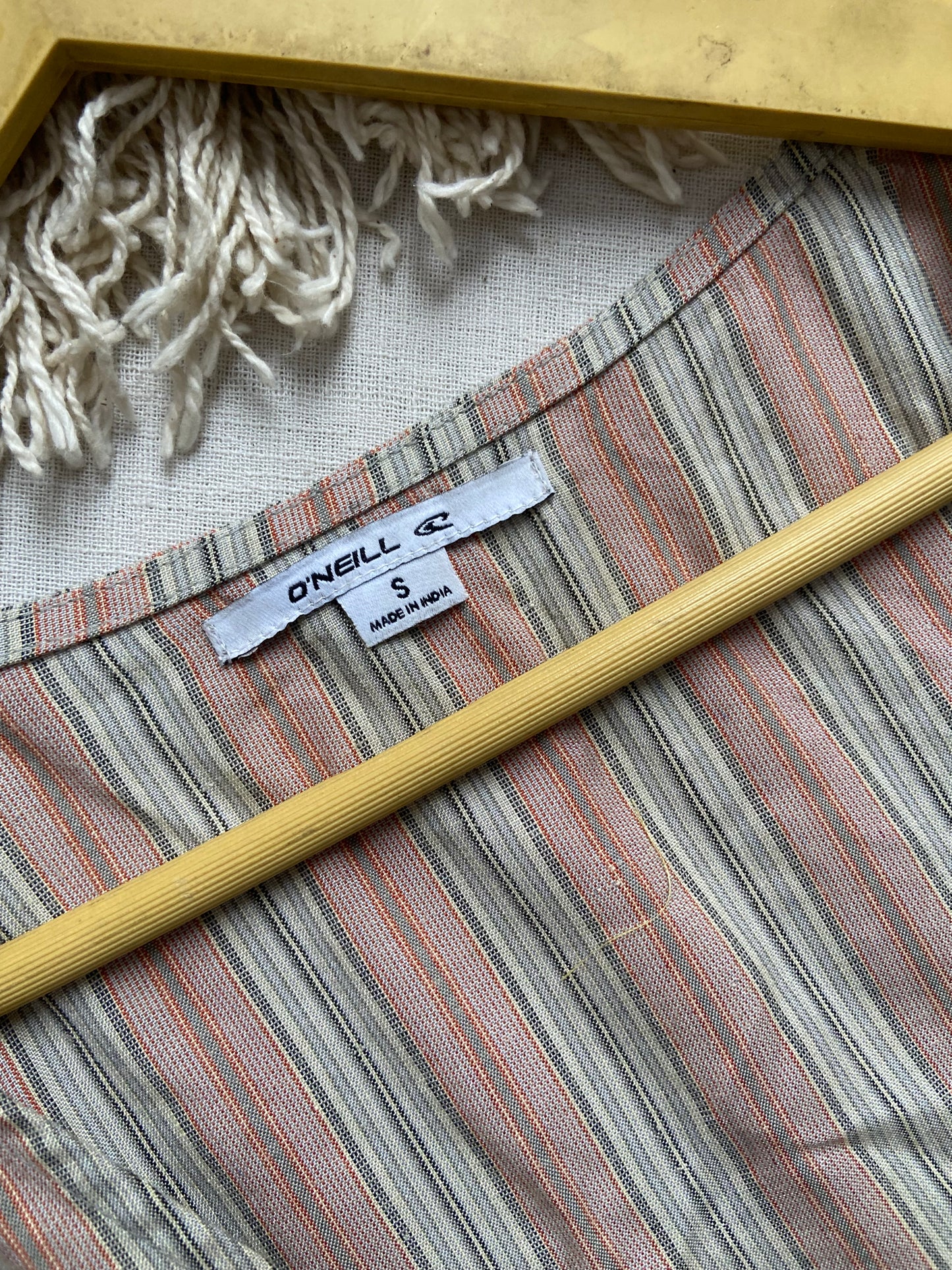 Striped Casual Tie-Waist Dress