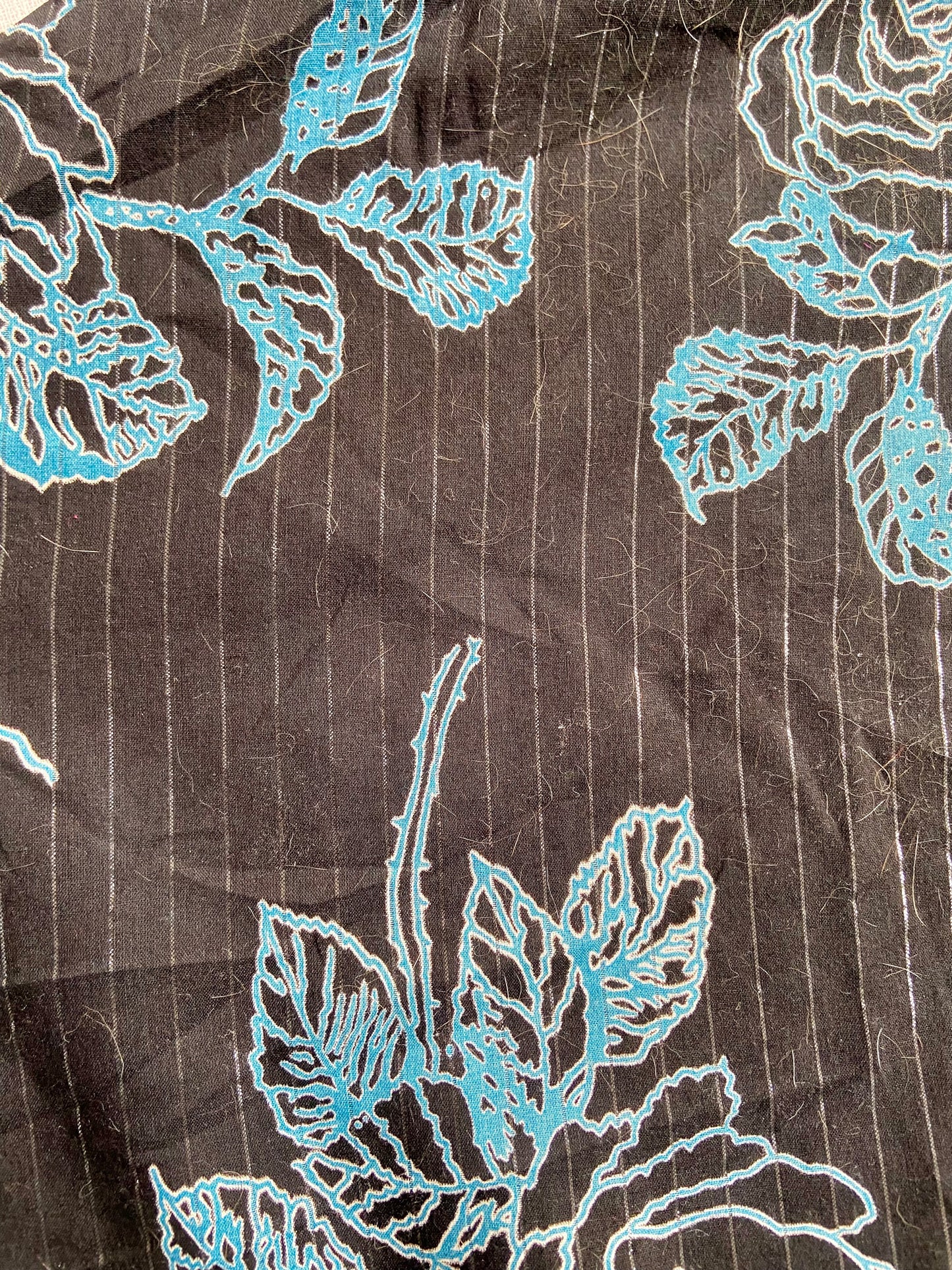 Black Floral Lurex Beach Dress