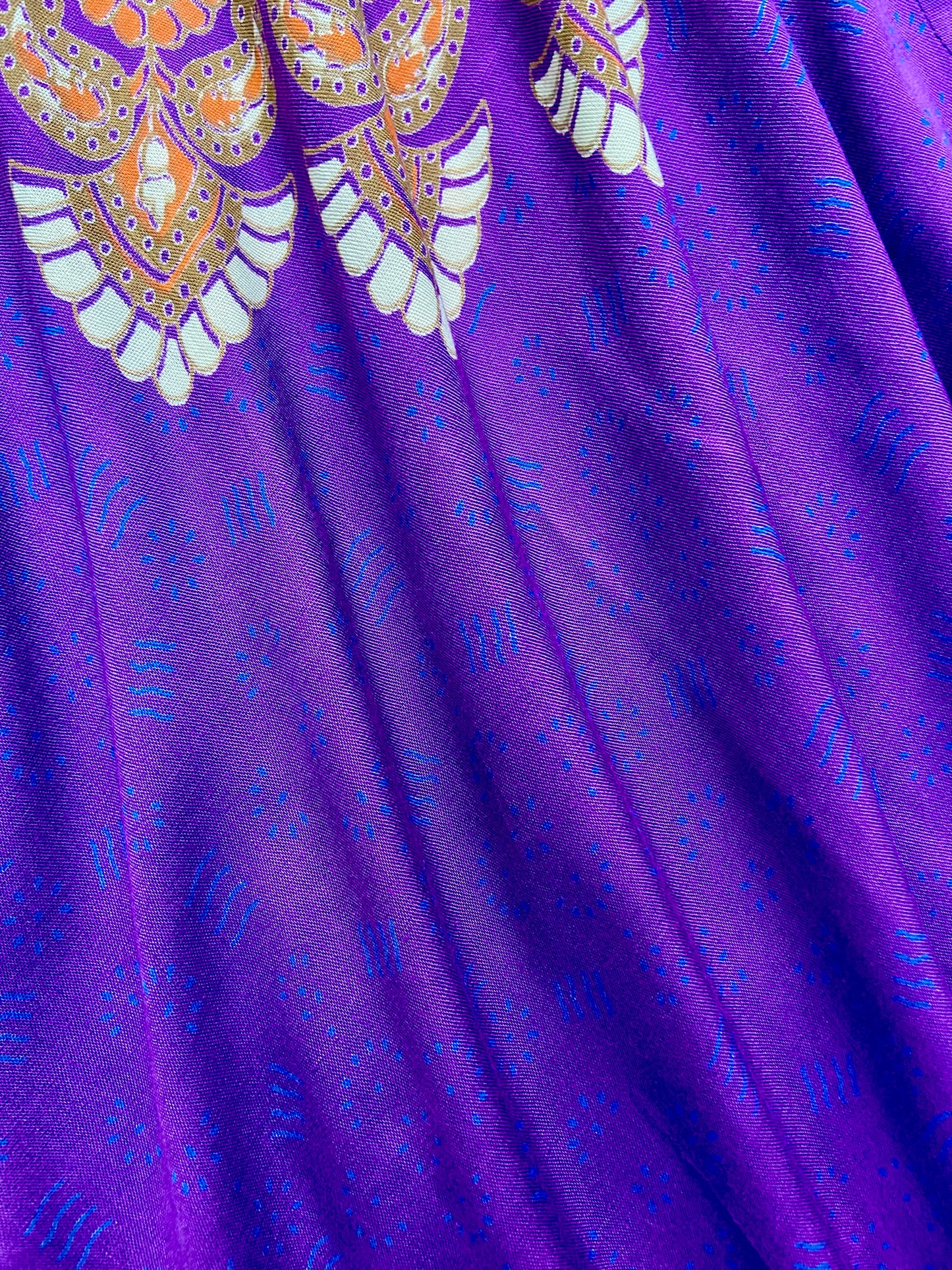 PURPLE BOHO MIDI LENGTH SHRUG