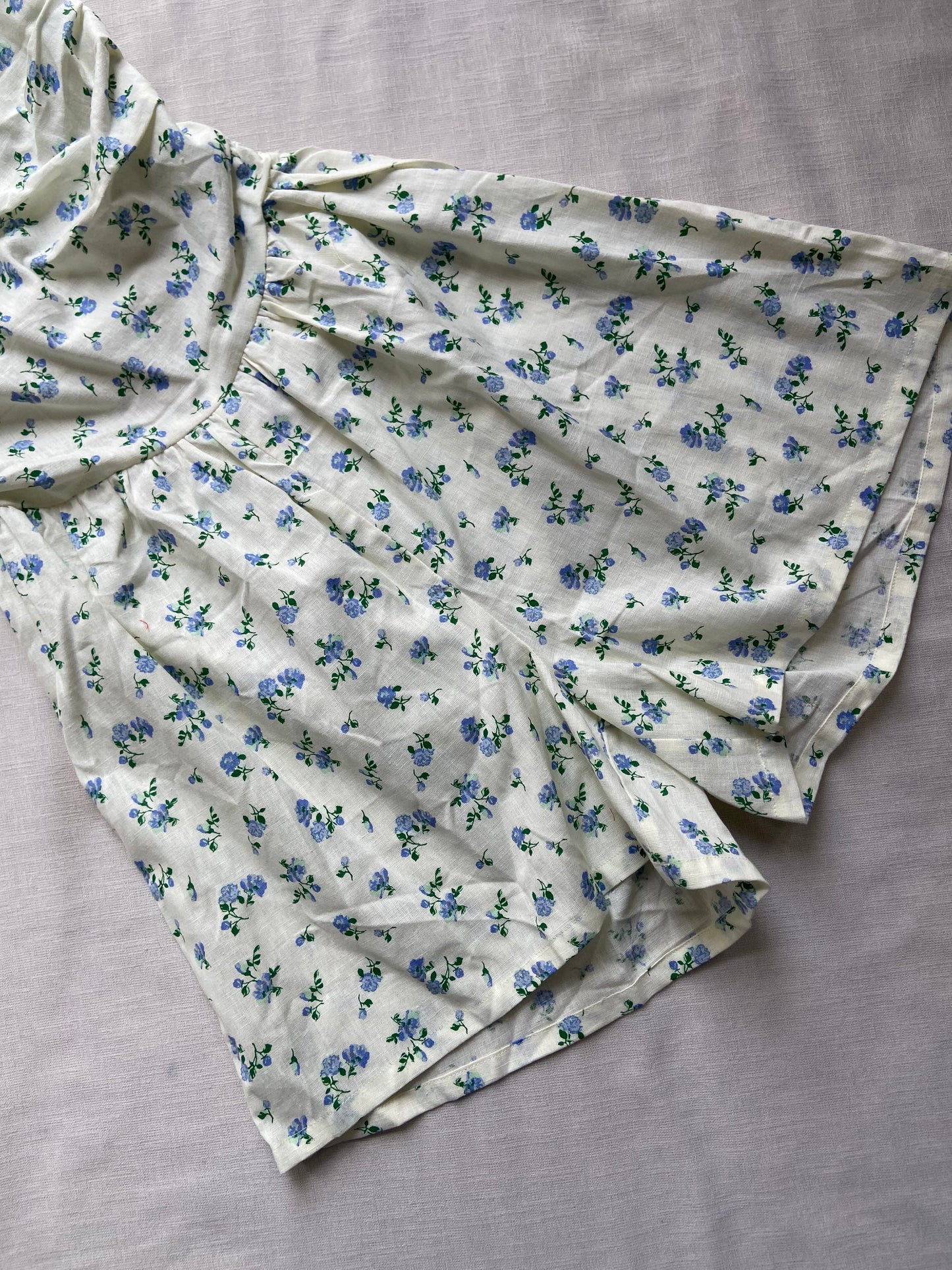 White Floral Asos Romper