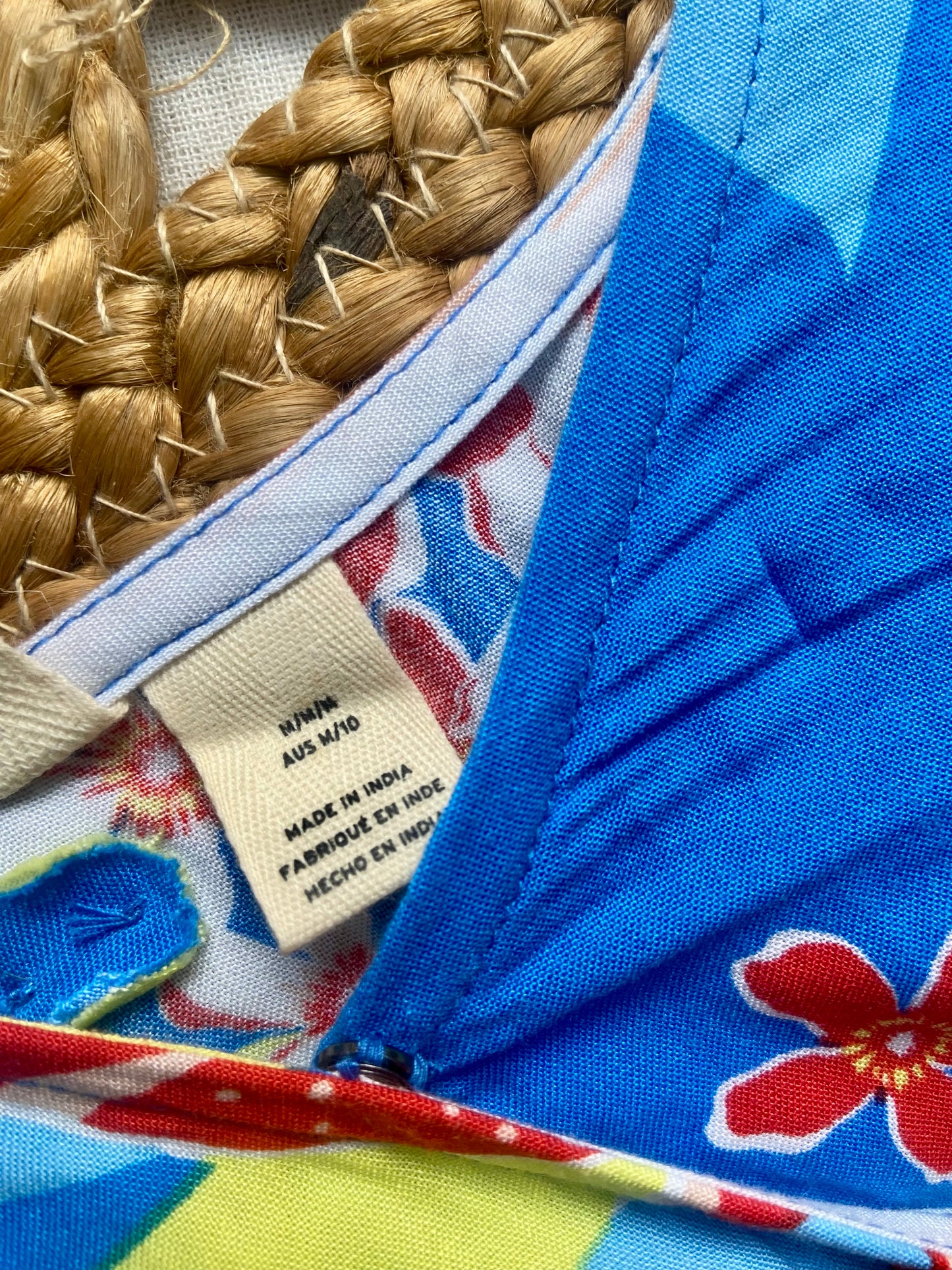 Women’s Blue Floral Printed Sleeveless Jumpsuit