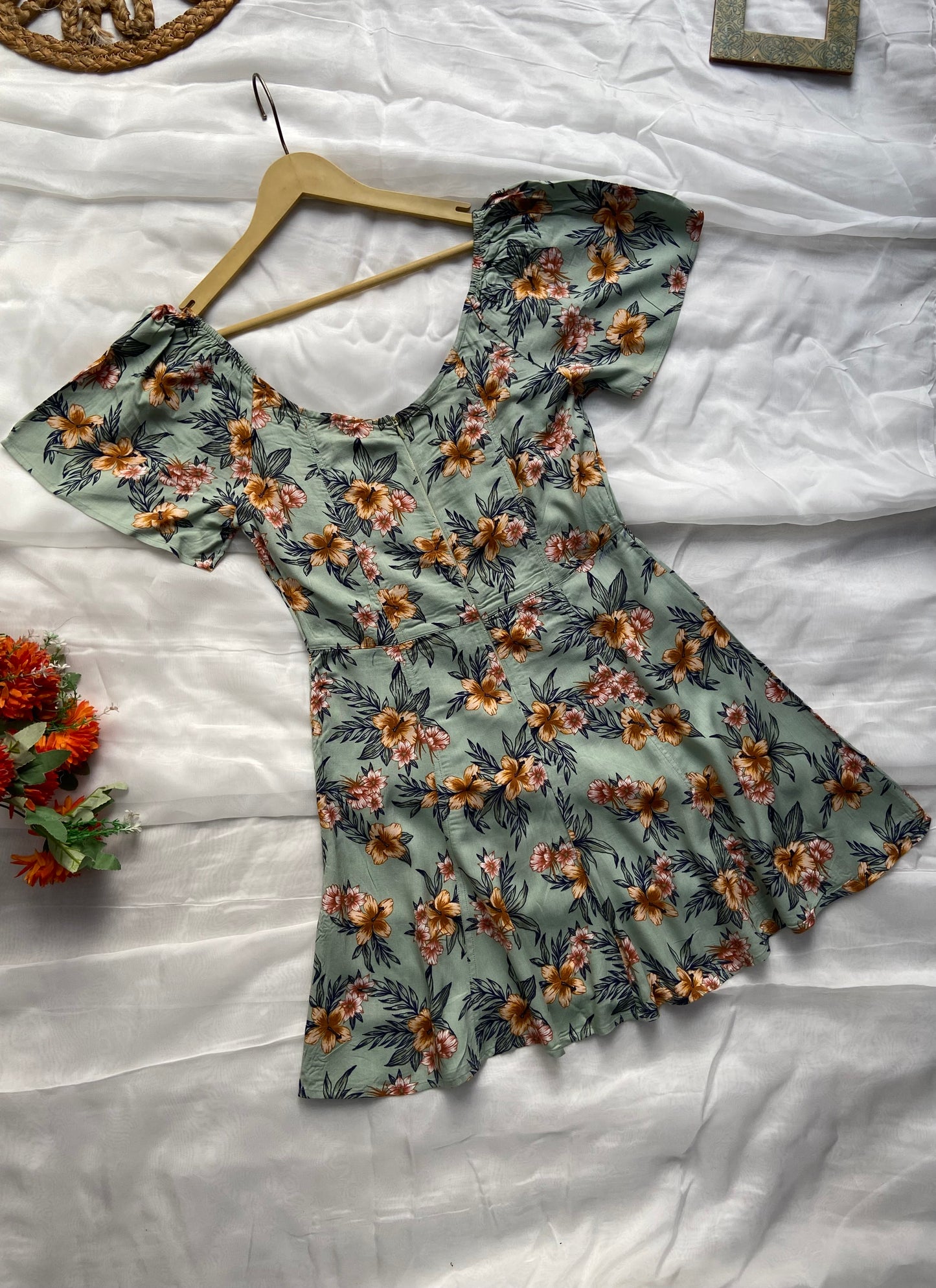 Meadowlight Flutter Mini Dress