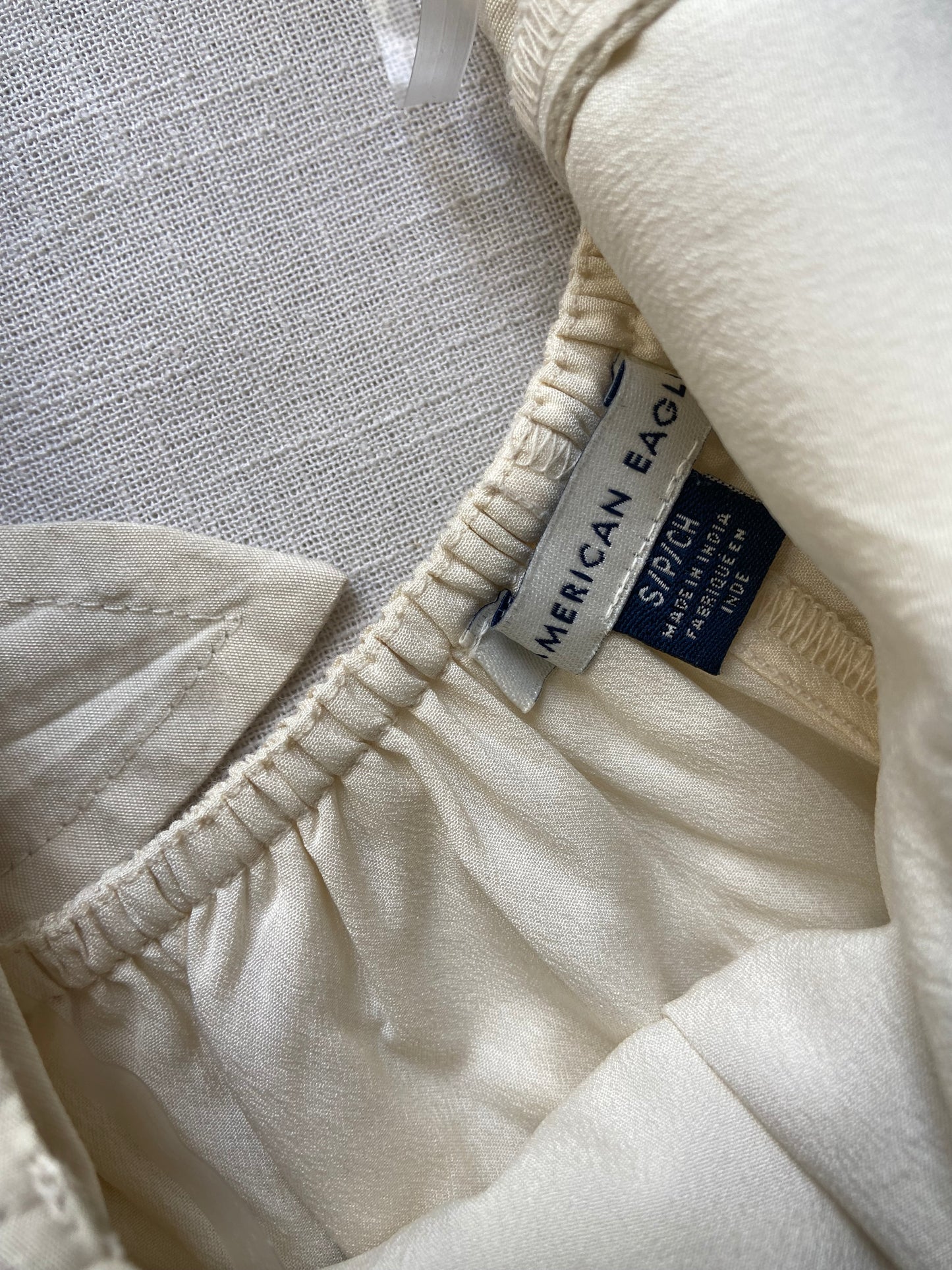 Elegant Ivory Satin Slip Dress