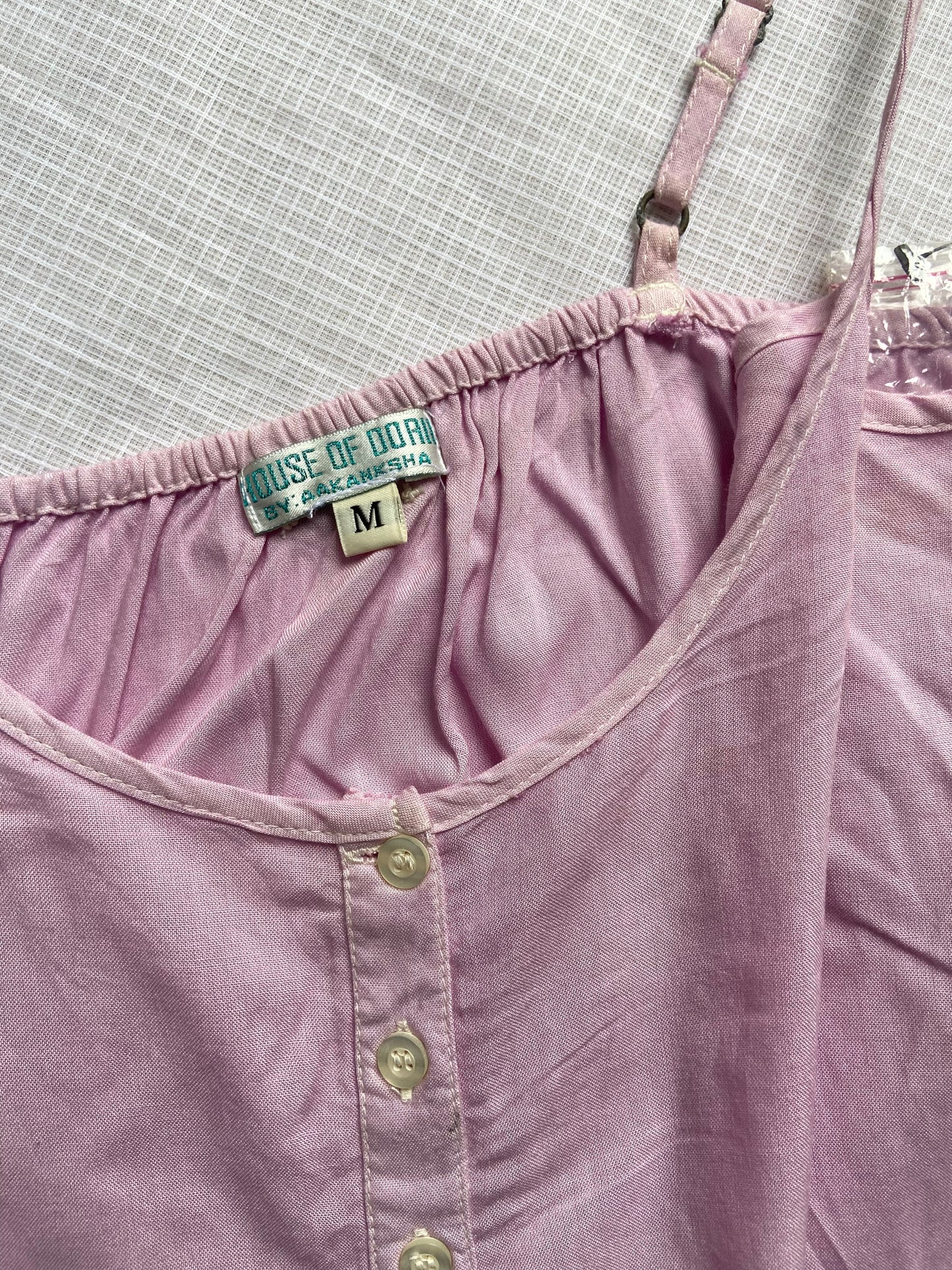 Elegant Lavender Lace Trim Sleeveless Camisole Top