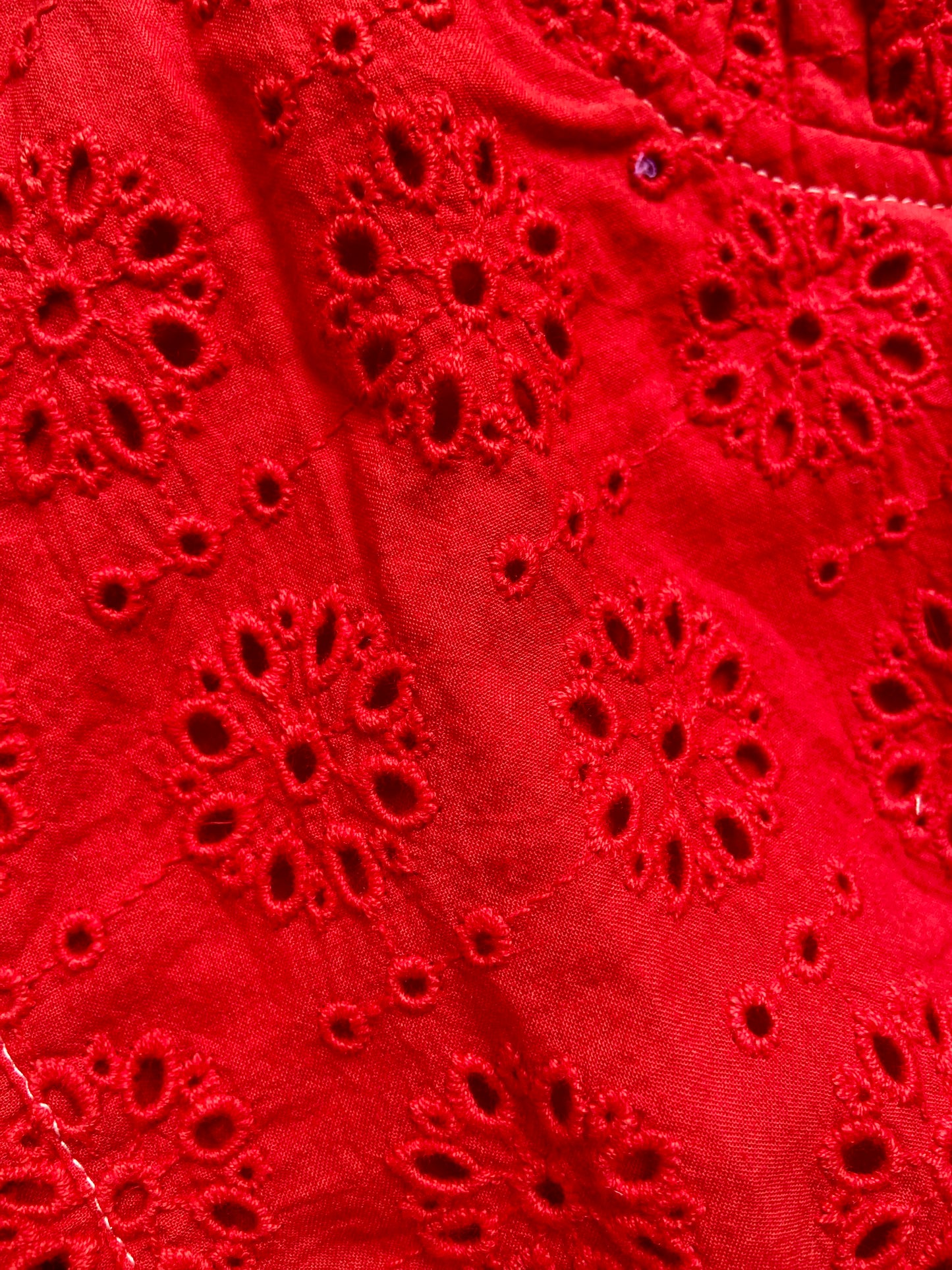 Red Tye And Dye Midi Dress