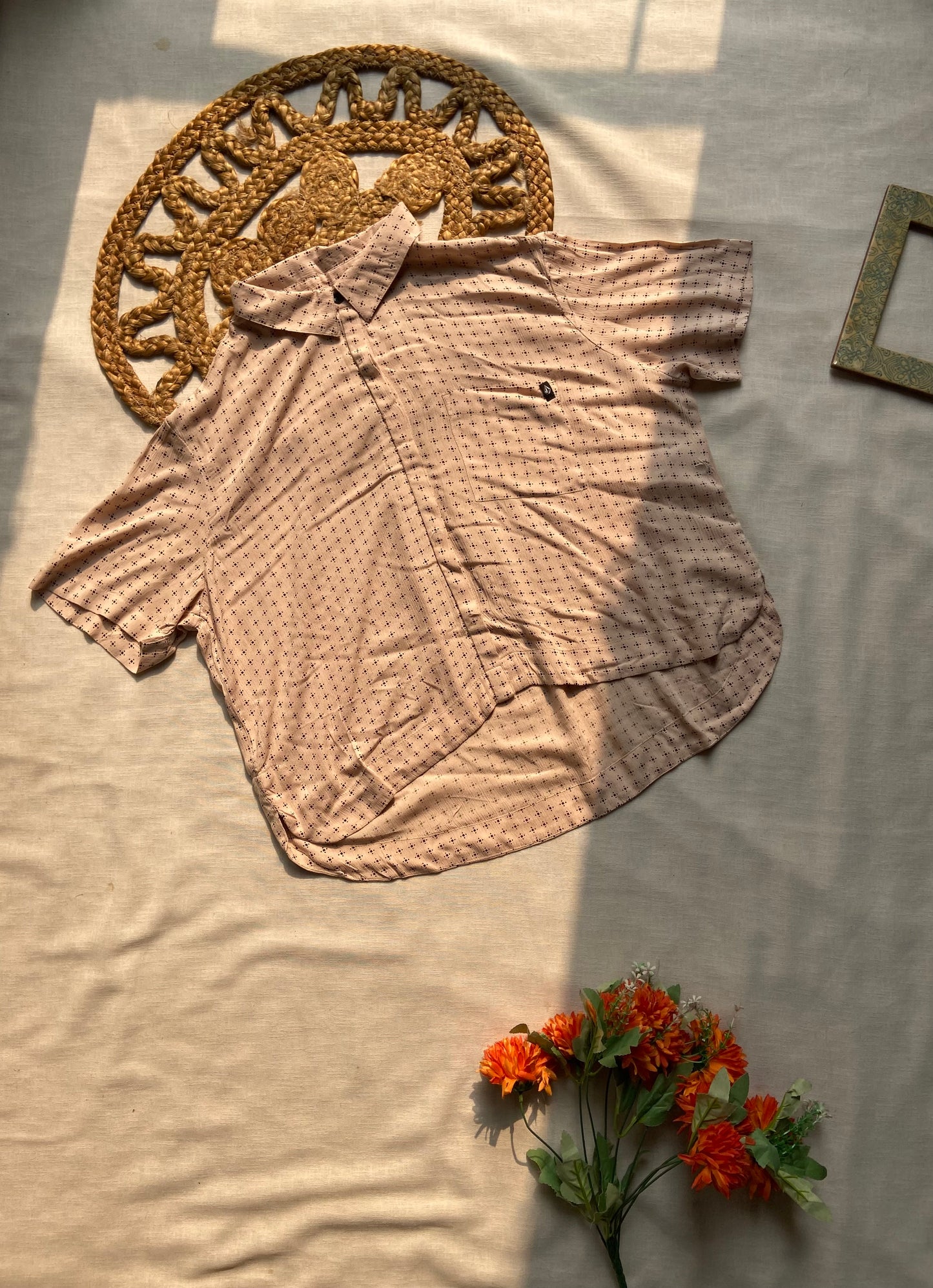 Sunset Mosaic Oversized Shirt