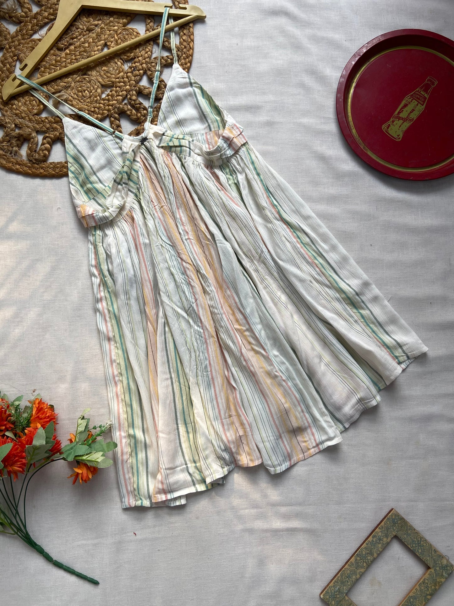 Women’s Striped Spaghetti Strap Summer Dress