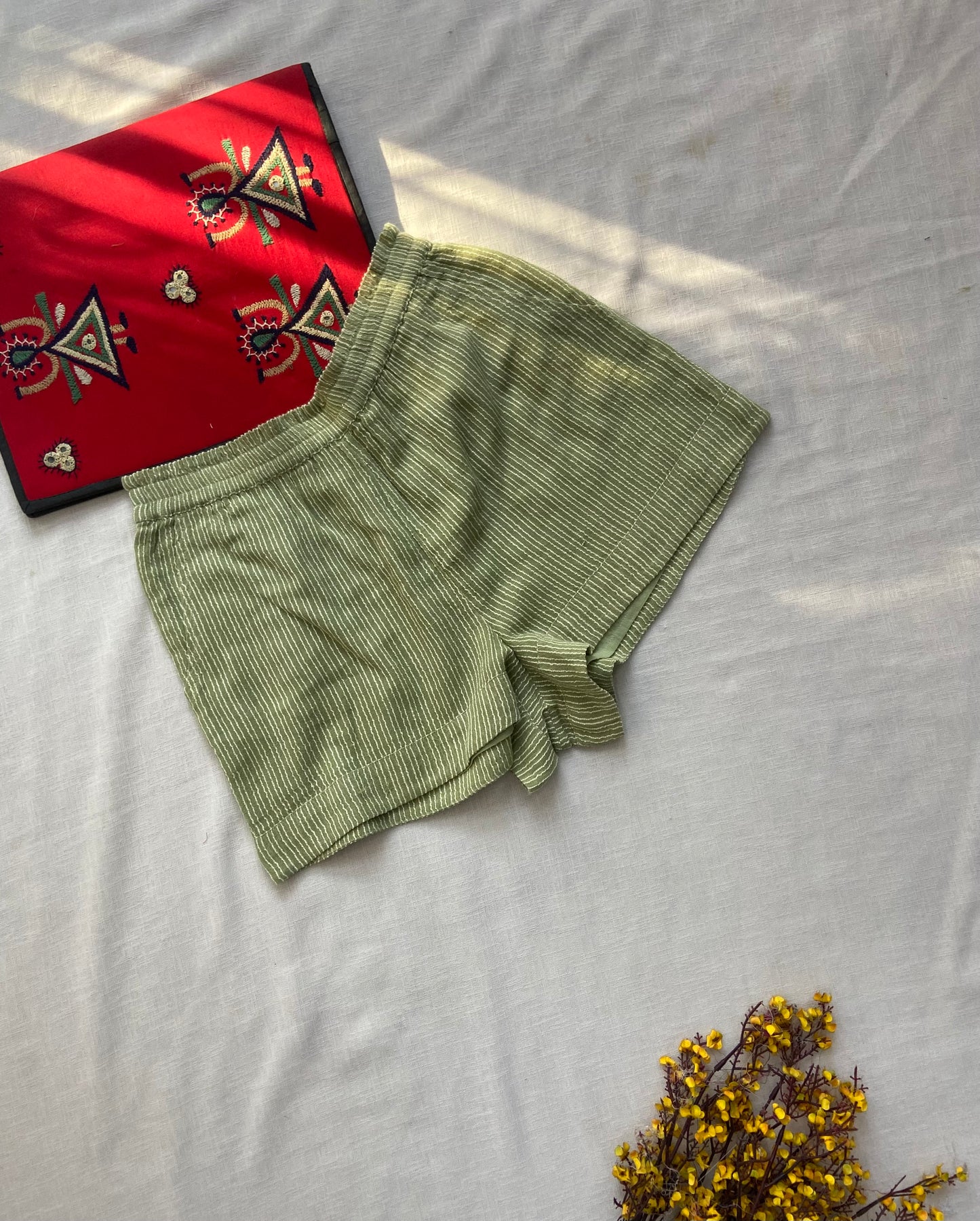 Meadow Check Easy Shorts