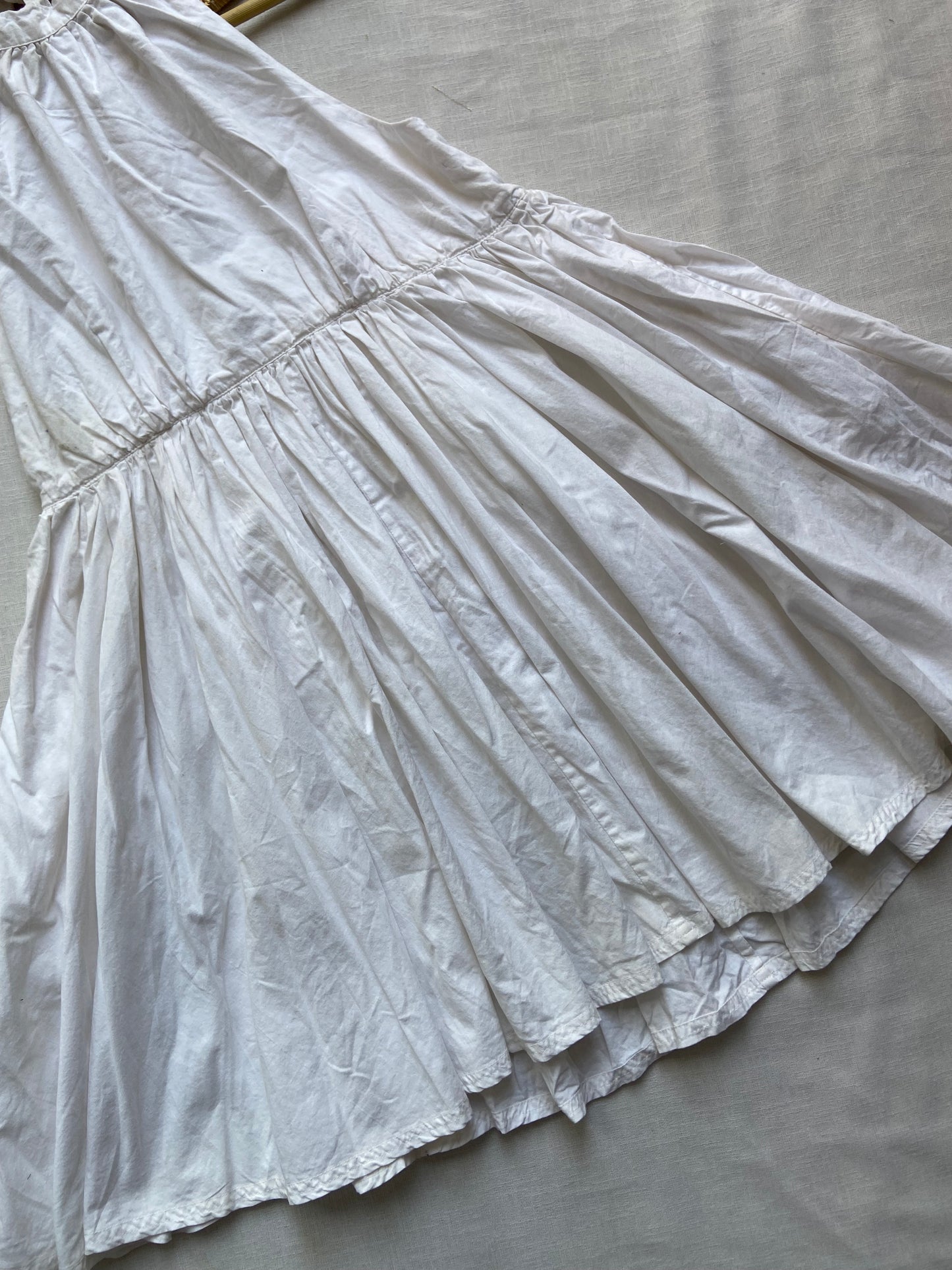 Women's White Sleeveless Halter-Neck Flared Dress