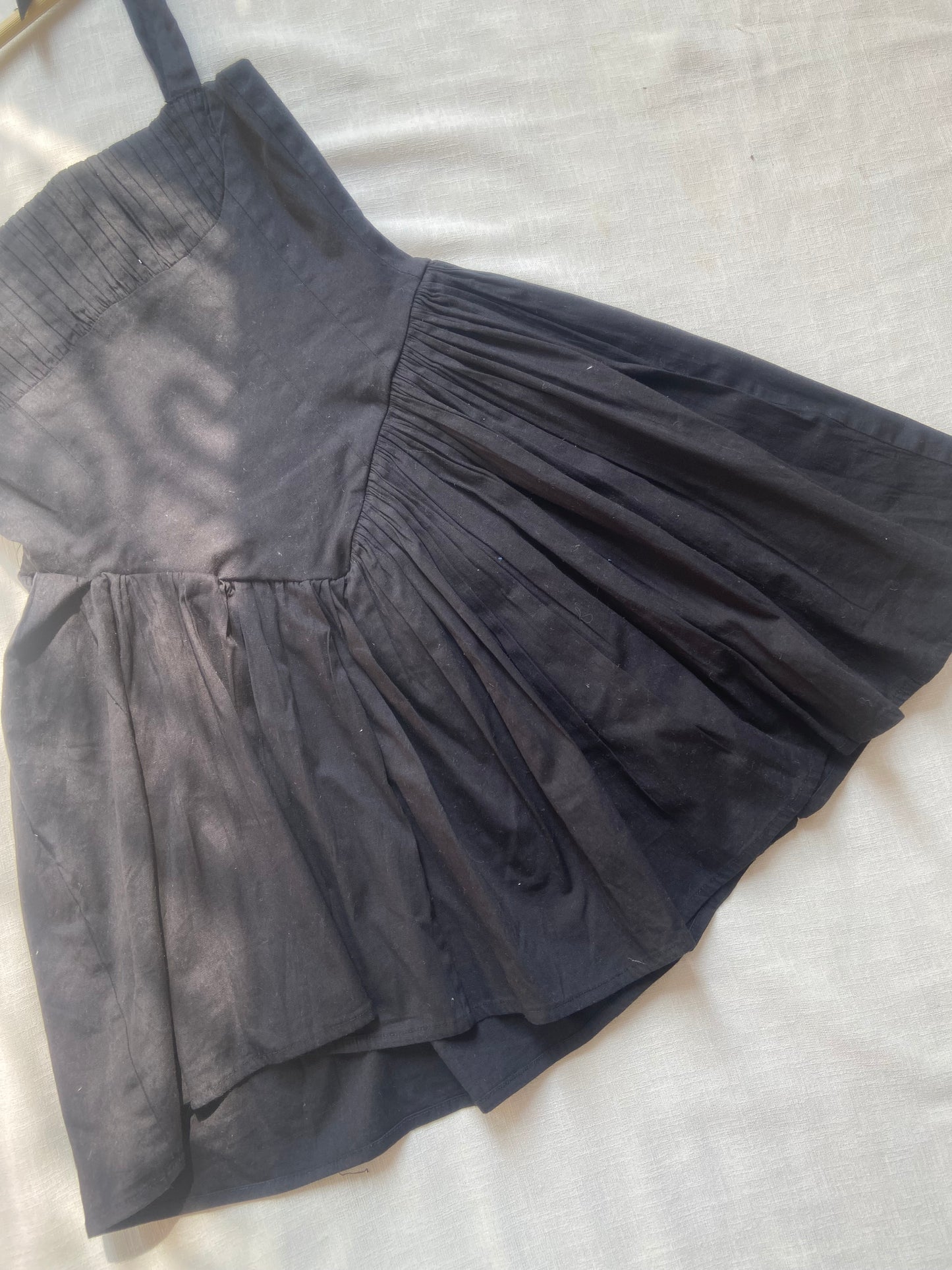 Elegant Black Sleeveless Summer Dress