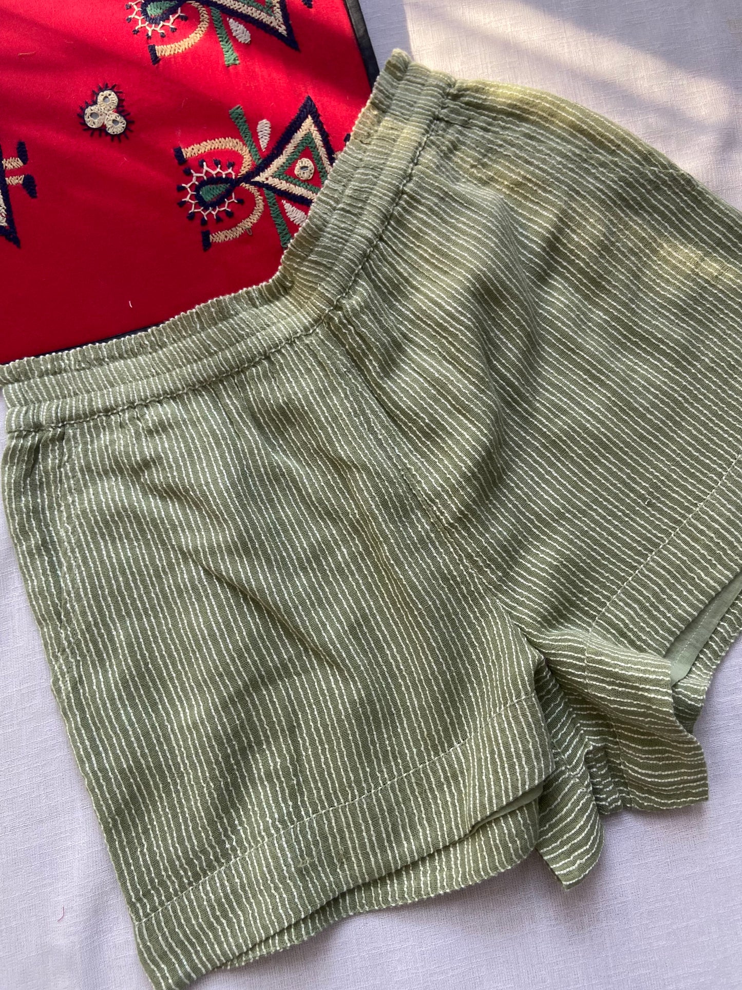 Meadow Check Easy Shorts