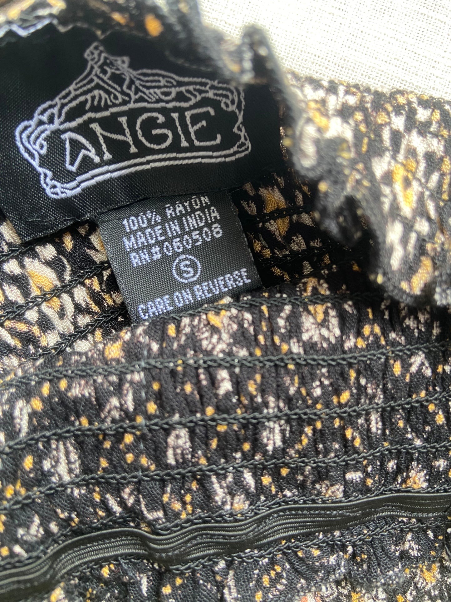 Strap pattern boho midi dress