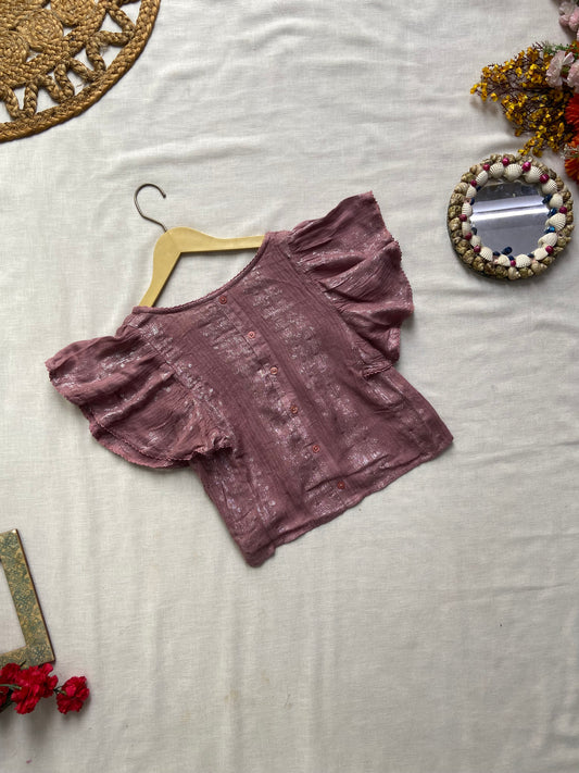 Dusty Rose Crop Top