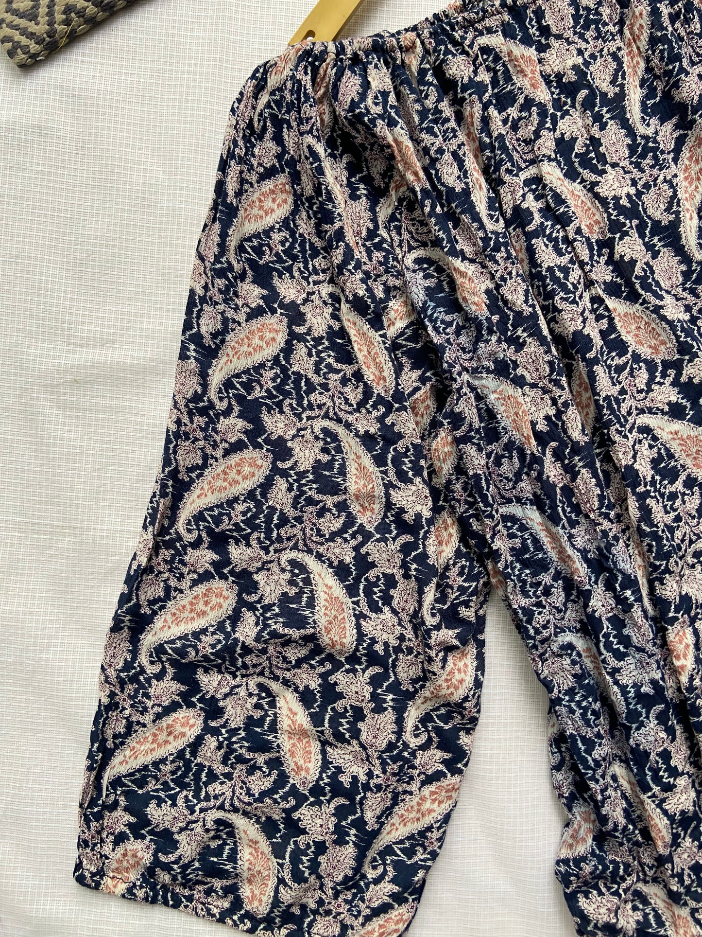 Women's Off-Shoulder Printed Cotton Top