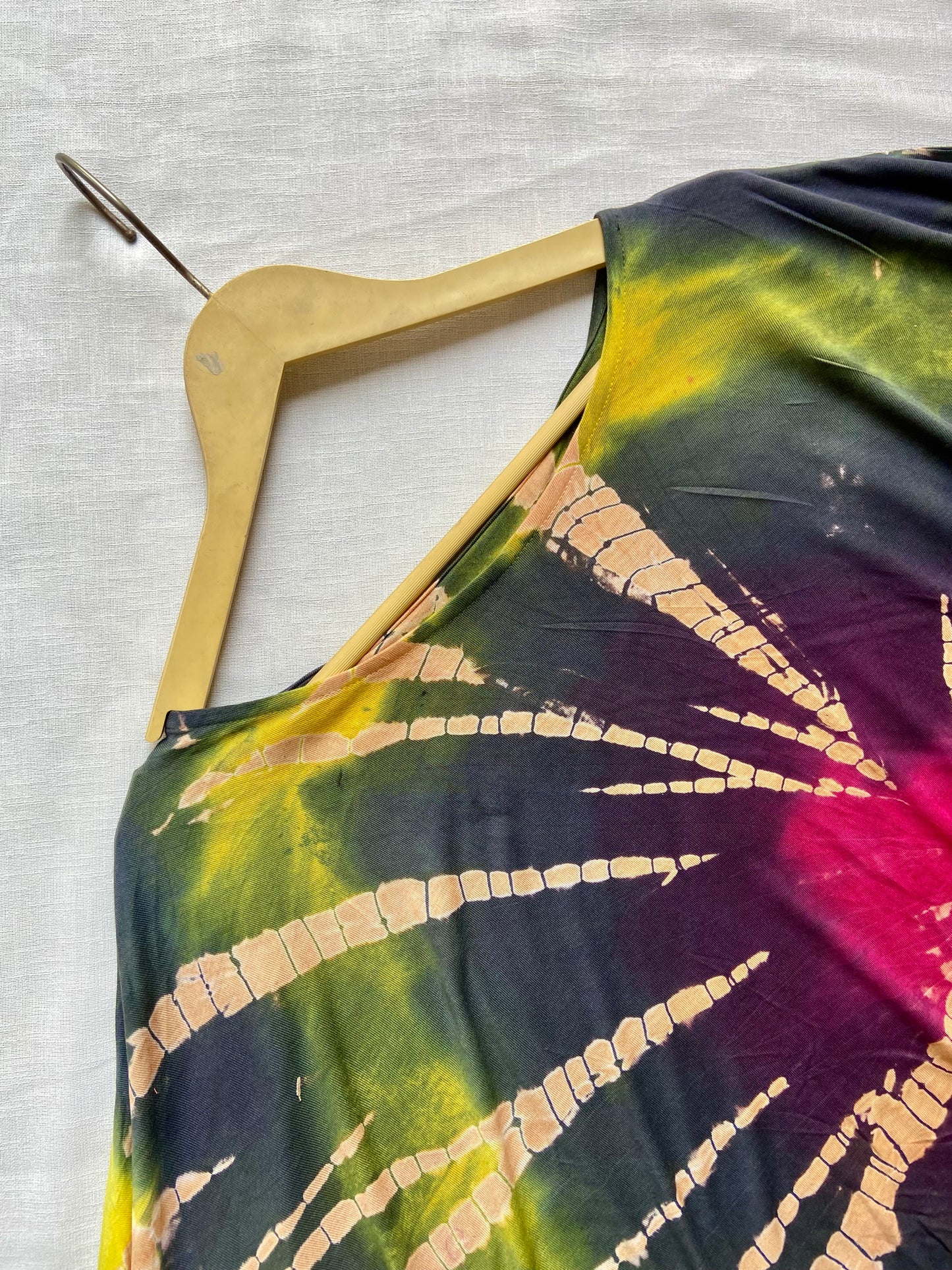 Bohemian Tie-Dye Fringe Top