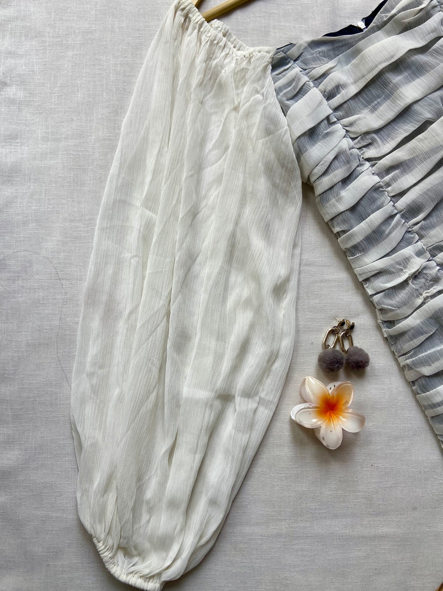 Grey Bodycon Ruched Mini Dress