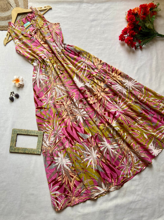 Sleeveless Floral Maxi Dress