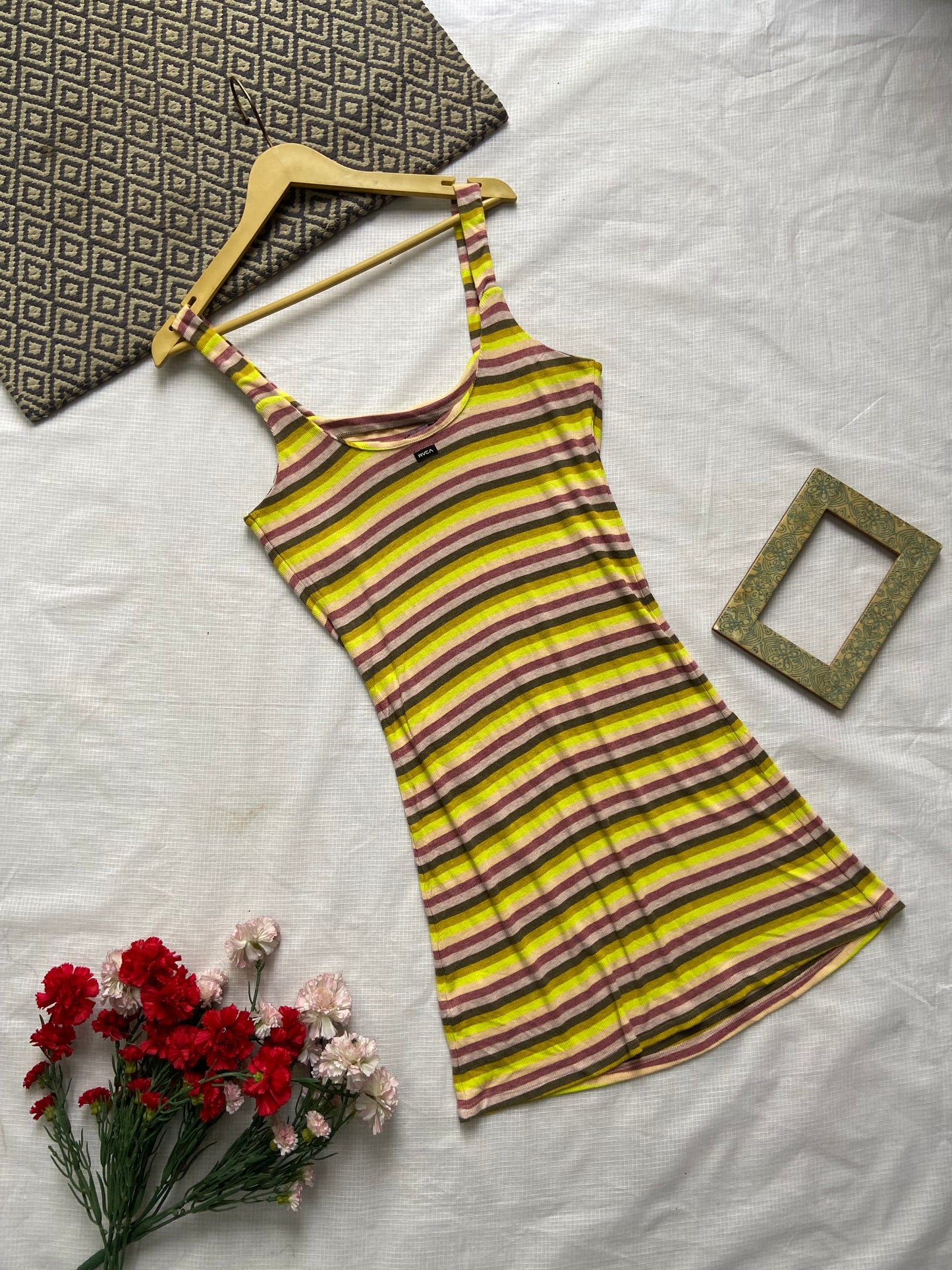 Women's Striped Bodycon Mini Dress