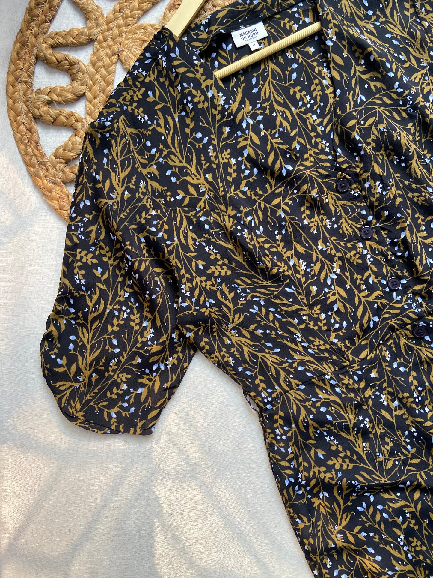 Women's Black Floral Printed Jumpsuit