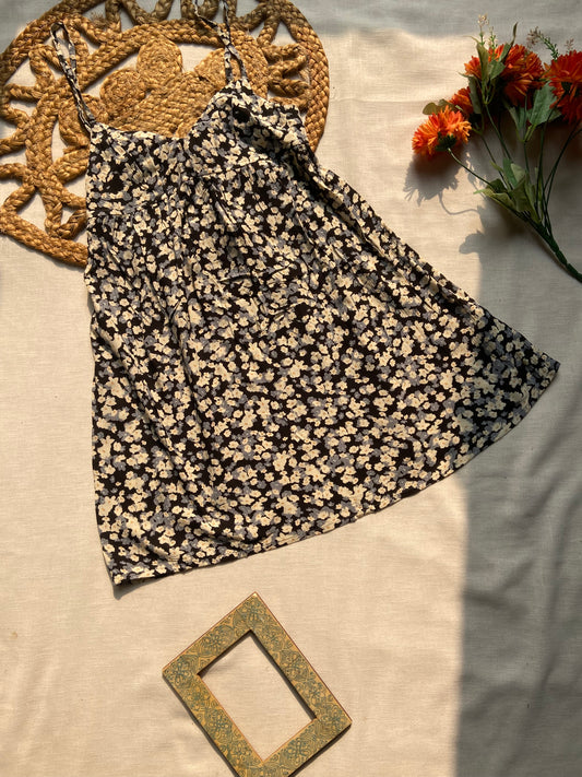 Floral Print Sleeveless Dress for Women