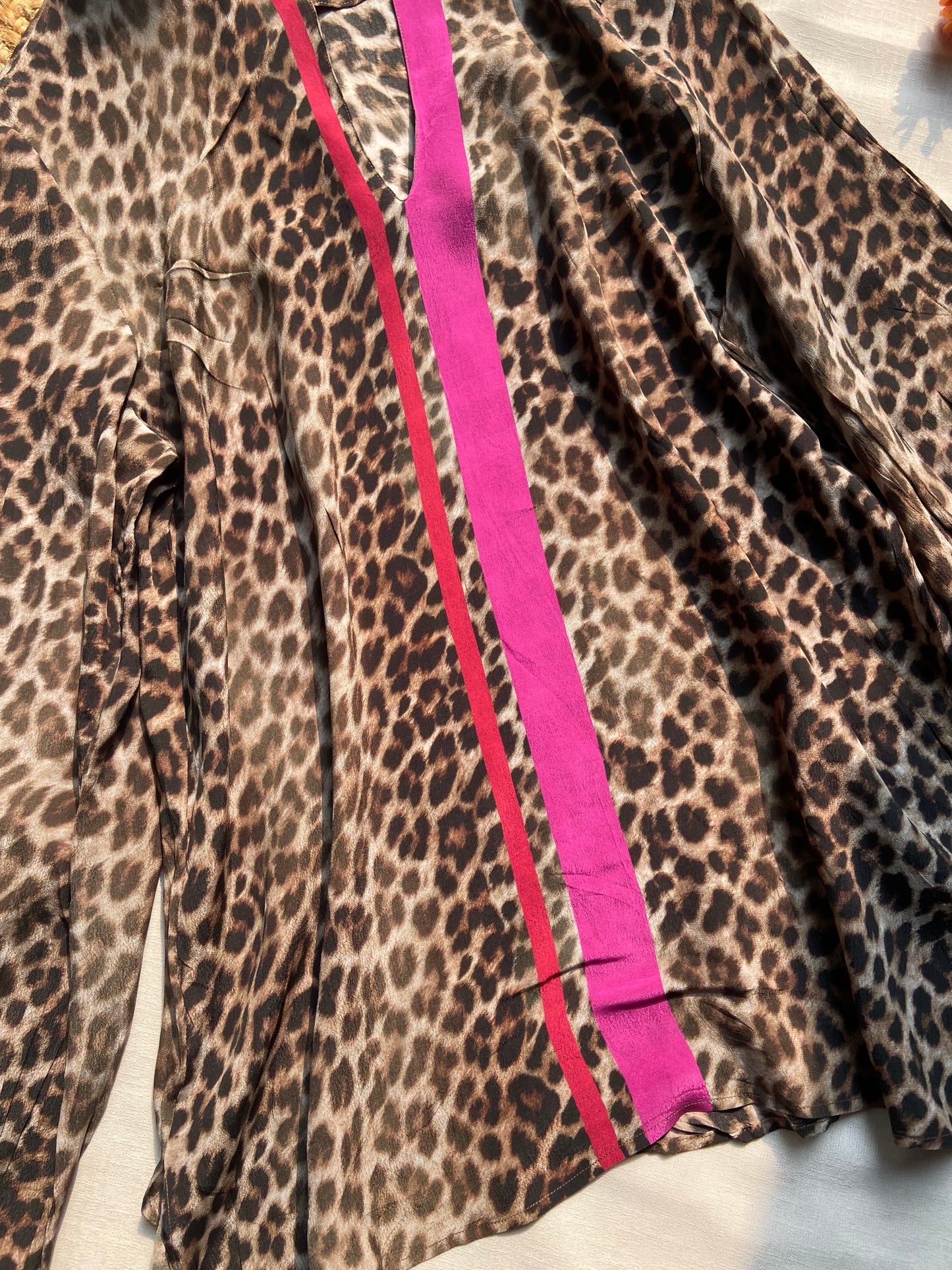 Leopard Print Long Sleeve Shirt for Women