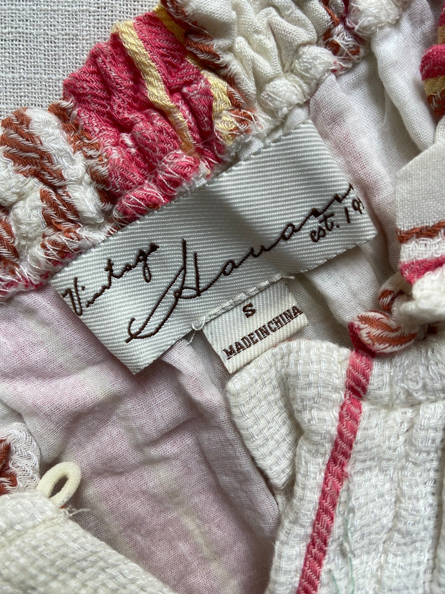 Stripe Print High Low Dress