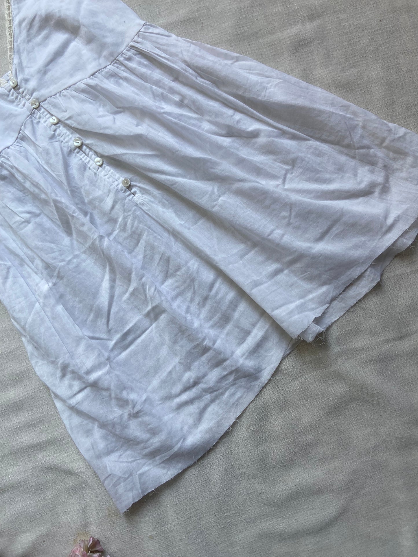 Women's White Sleeveless Cotton Camisole Top