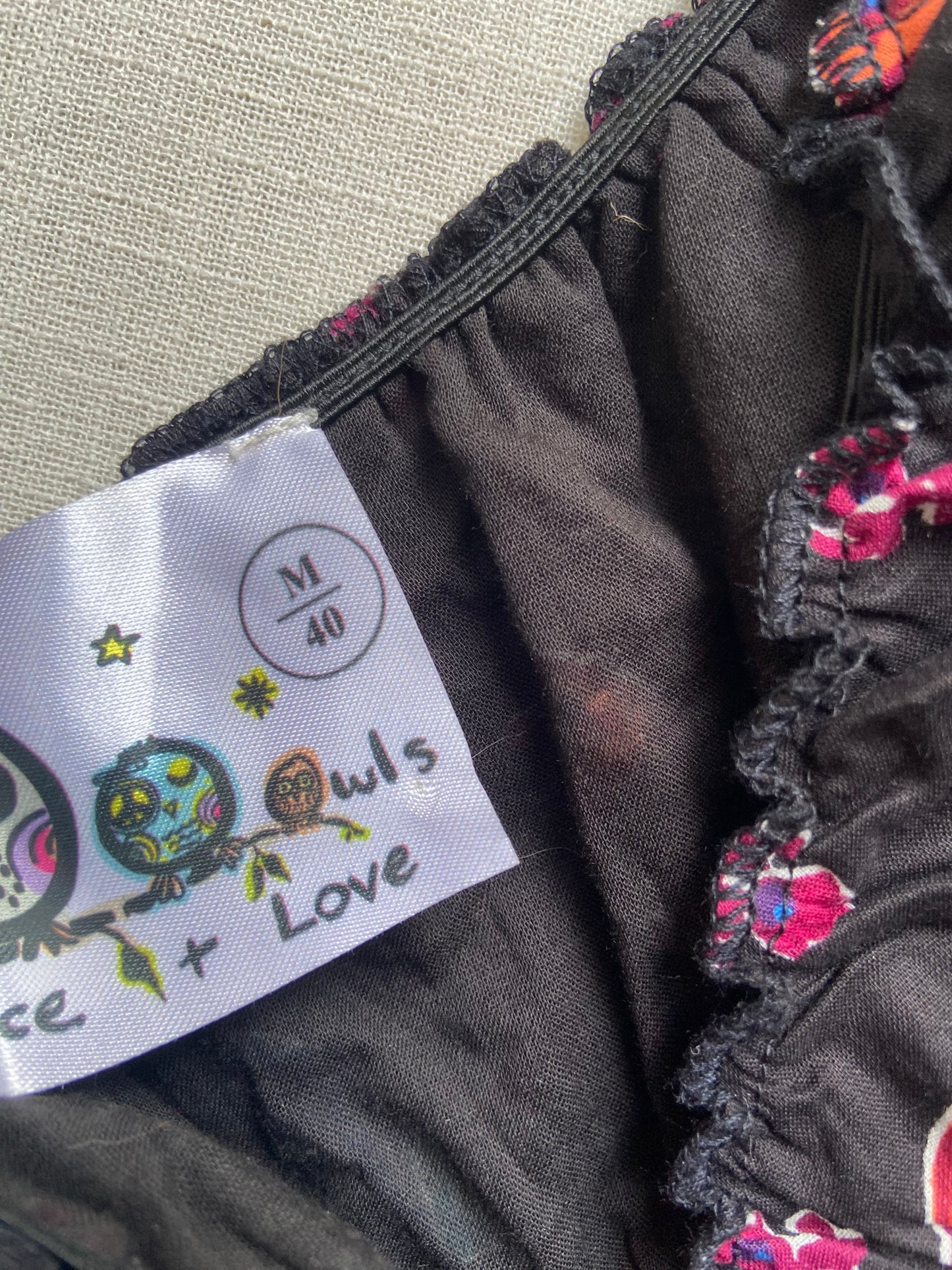 Red And Black Boho Maxi Dress