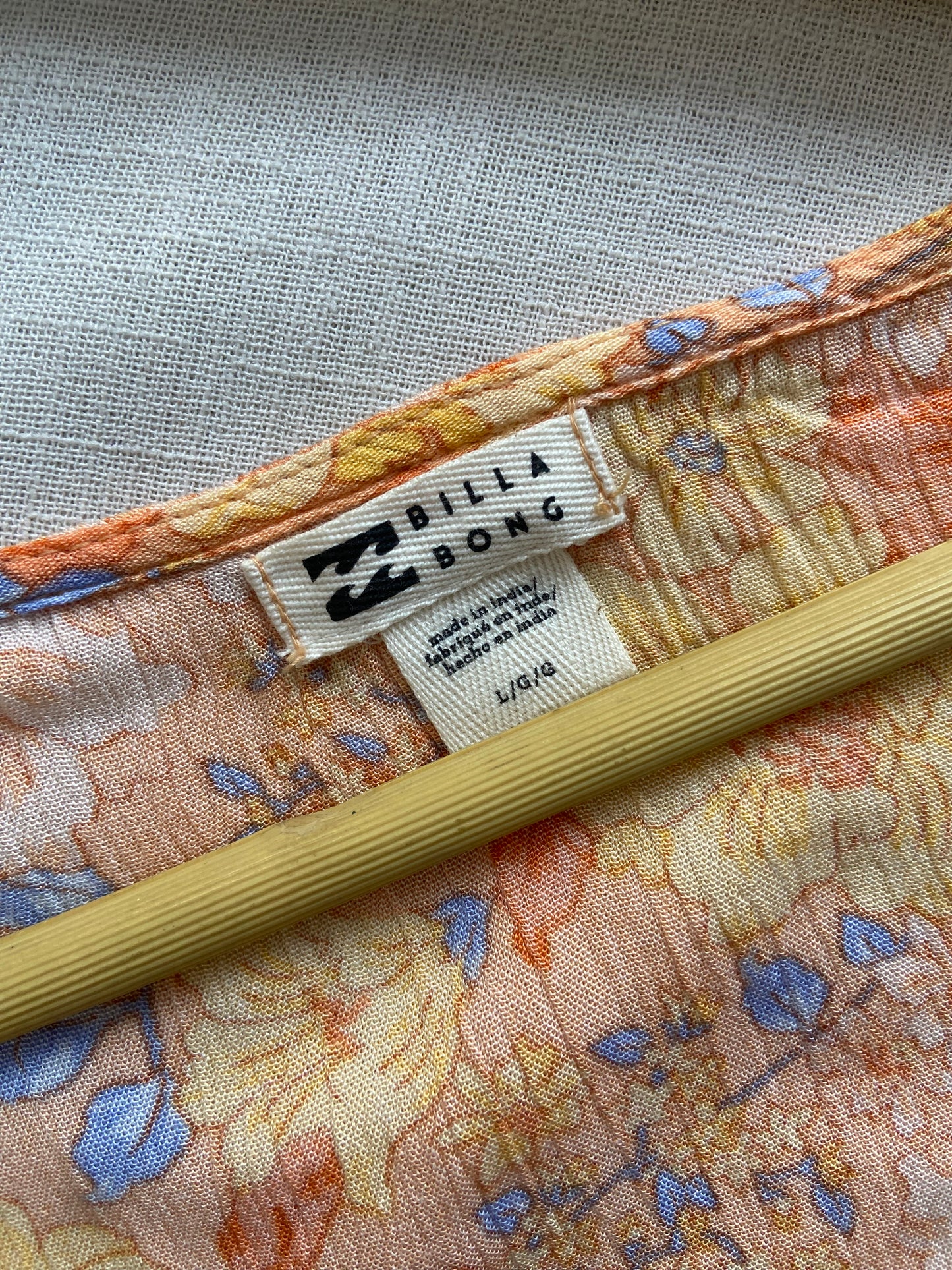 Floral Sheer Bell Sleeve Tie-Front Blouse