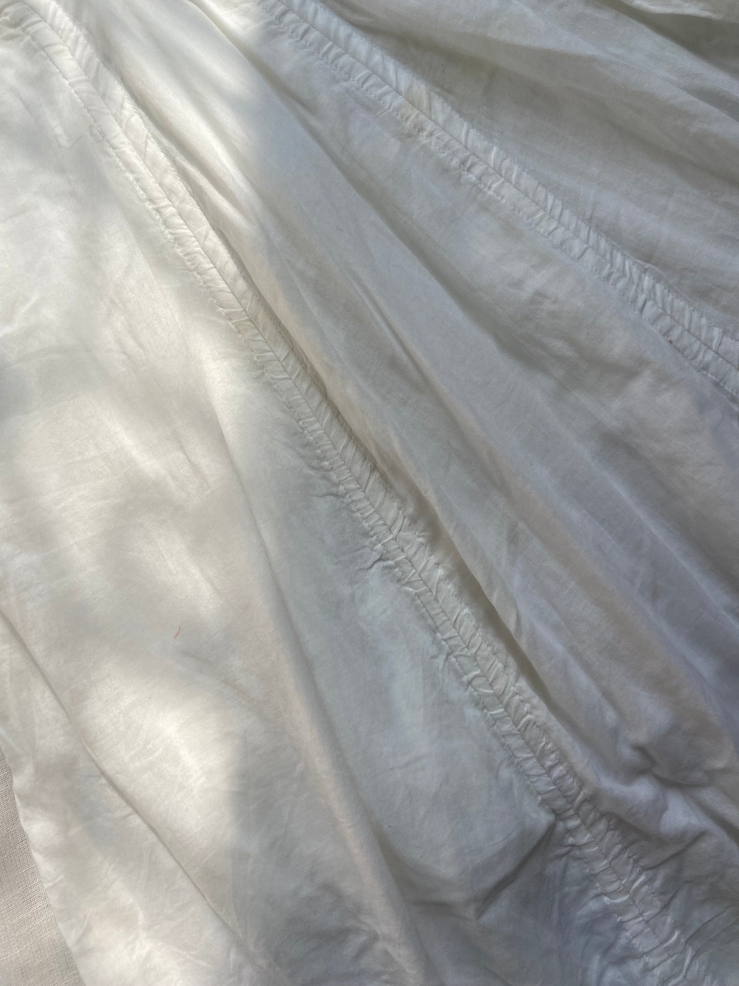 Elegant White Summer Dress with Spaghetti Straps