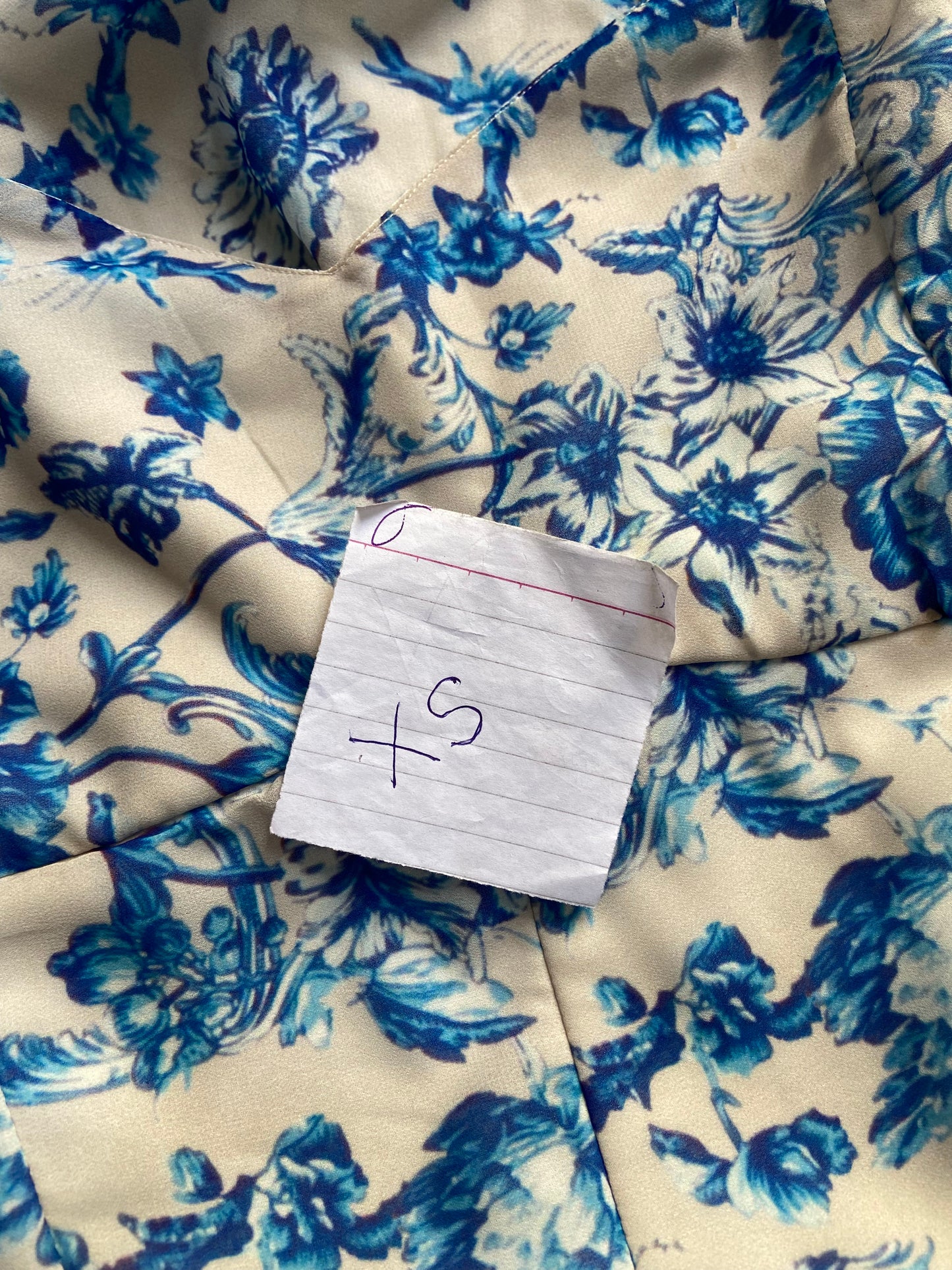 Elegant Blue Floral Print Spaghetti Strap Maxi Dress